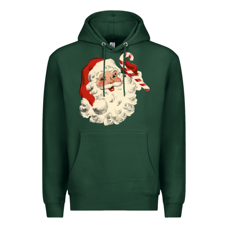 Santa Vintage Face Premium Hoodie by minhPixels | Teevron