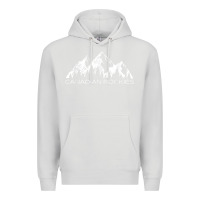 Dove Grey Canadian Rockies Gift Canada Rocky Mountains Souvenir Premium Hoodie - minhPixels