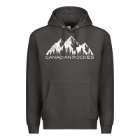 Smoke Canadian Rockies Gift Canada Rocky Mountains Souvenir Premium Hoodie - minhPixels