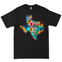 Black Western Sunflower, Rose, Gemstsone, Turquoise Bull Skull Premium Tee - Bettercallsaul
