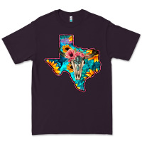 Plum Western Sunflower, Rose, Gemstsone, Turquoise Bull Skull Premium Tee - Bettercallsaul