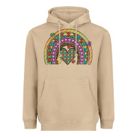 Mushroom autism awareness heart leopard rainbow Heavyweight Hoodie - Artiststas