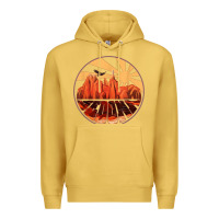 Antique Gold Retro Vintage Sedona Arizona Hiking Sunset Dawn Gift Premium Hoodie - minhPixels