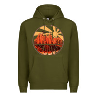 Army Green Retro Vintage Sedona Arizona Hiking Sunset Dawn Gift Premium Hoodie - minhPixels