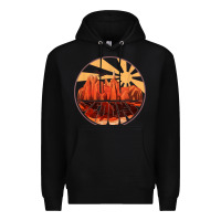 Black Retro Vintage Sedona Arizona Hiking Sunset Dawn Gift Premium Hoodie - minhPixels