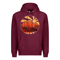 Burgundy Retro Vintage Sedona Arizona Hiking Sunset Dawn Gift Premium Hoodie - minhPixels