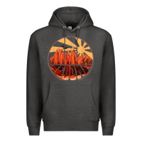 Charcoal Heather Retro Vintage Sedona Arizona Hiking Sunset Dawn Gift Premium Hoodie - minhPixels