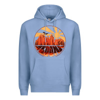 Colony Blue Retro Vintage Sedona Arizona Hiking Sunset Dawn Gift Premium Hoodie - minhPixels