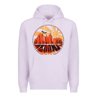 Lilac Retro Vintage Sedona Arizona Hiking Sunset Dawn Gift Premium Hoodie - minhPixels