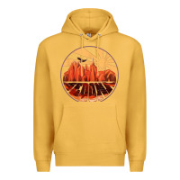 Mustard Retro Vintage Sedona Arizona Hiking Sunset Dawn Gift Premium Hoodie - minhPixels