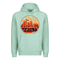 Seafoam Retro Vintage Sedona Arizona Hiking Sunset Dawn Gift Premium Hoodie - minhPixels