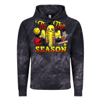 Cloud Black tis the season softball halloween Vintage Hoodie - CowGirlArtShop