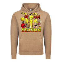Tis The Season Softball Halloween Vintage Hoodie | Teevron