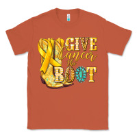 Copper Give Cancer the boot Childhood Cancer Classic Tee - NancyCooperArtShop