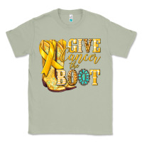 Matcha Give Cancer the boot Childhood Cancer Classic Tee - NancyCooperArtShop