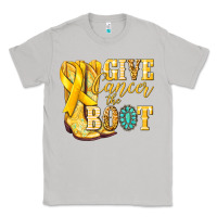 Moon Dust Give Cancer the boot Childhood Cancer Classic Tee - NancyCooperArtShop