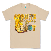 Mushroom Give Cancer the boot Childhood Cancer Classic Tee - NancyCooperArtShop