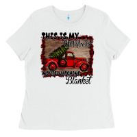 White Christmas Movie Watching Blanket Ladies Tee - Bettercallsaul