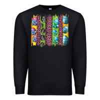Black easter eggs and leopard brushstrokes Premium Sweatshirt - Artiststas