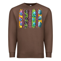 Chestnut easter eggs and leopard brushstrokes Premium Sweatshirt - Artiststas