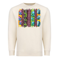 Sandshell easter eggs and leopard brushstrokes Premium Sweatshirt - Artiststas