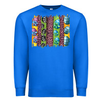 True Royal easter eggs and leopard brushstrokes Premium Sweatshirt - Artiststas