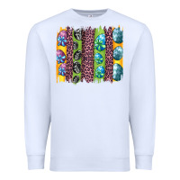 White easter eggs and leopard brushstrokes Premium Sweatshirt - Artiststas