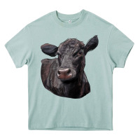 Arona Black Angus Cow Illustrations Heavy Core Tee - LillyAllenDesigns