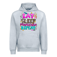 Heather Grey eat sleep manicure repeat Urban Hoodie - AdoDesignShop