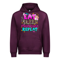Mauve Wine eat sleep manicure repeat Urban Hoodie - AdoDesignShop