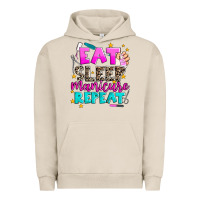 Pigment French Oak eat sleep manicure repeat Urban Hoodie - AdoDesignShop