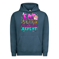 Pigment Midnight Navy eat sleep manicure repeat Urban Hoodie - AdoDesignShop