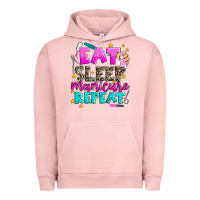 Pigment Salmon eat sleep manicure repeat Urban Hoodie - AdoDesignShop