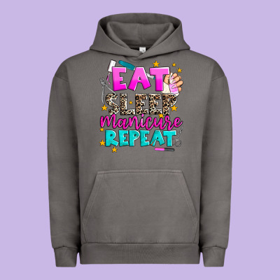 Eat Sleep Manicure Repeat Urban Hoodie Designed By Adodesignshop