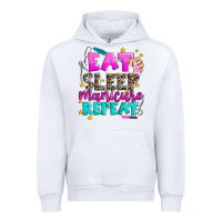 White eat sleep manicure repeat Urban Hoodie - AdoDesignShop