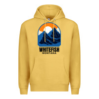 Antique Gold Whitefish MT Premium Hoodie - minhPixels
