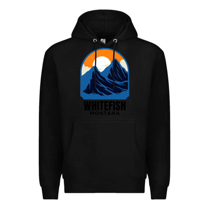 Whitefish Mt Premium Hoodie by minhPixels | Teevron