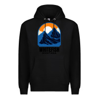 Black Whitefish MT Premium Hoodie - minhPixels
