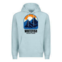 Blue Mist Whitefish MT Premium Hoodie - minhPixels