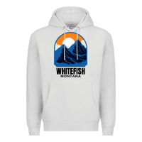 Dove Grey Whitefish MT Premium Hoodie - minhPixels