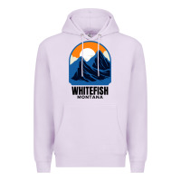 Lilac Whitefish MT Premium Hoodie - minhPixels