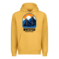 Mustard Whitefish MT Premium Hoodie - minhPixels