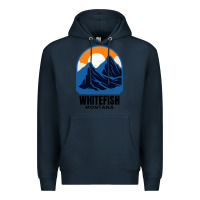 Navy Whitefish MT Premium Hoodie - minhPixels
