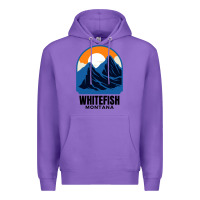 Purple Whitefish MT Premium Hoodie - minhPixels