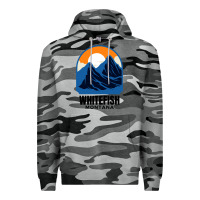Slate Camo Whitefish MT Premium Hoodie - minhPixels