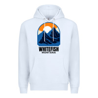 White Whitefish MT Premium Hoodie - minhPixels