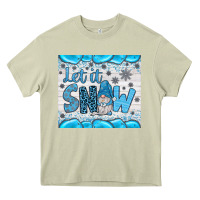 Mossy let it snow Heavy Core Tee - JahusDesignShop