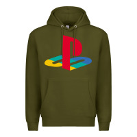 Army Green play station Premium Hoodie - minhPixels