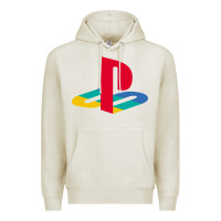 Oatmeal Heather play station Premium Hoodie - minhPixels