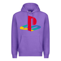 Purple play station Premium Hoodie - minhPixels